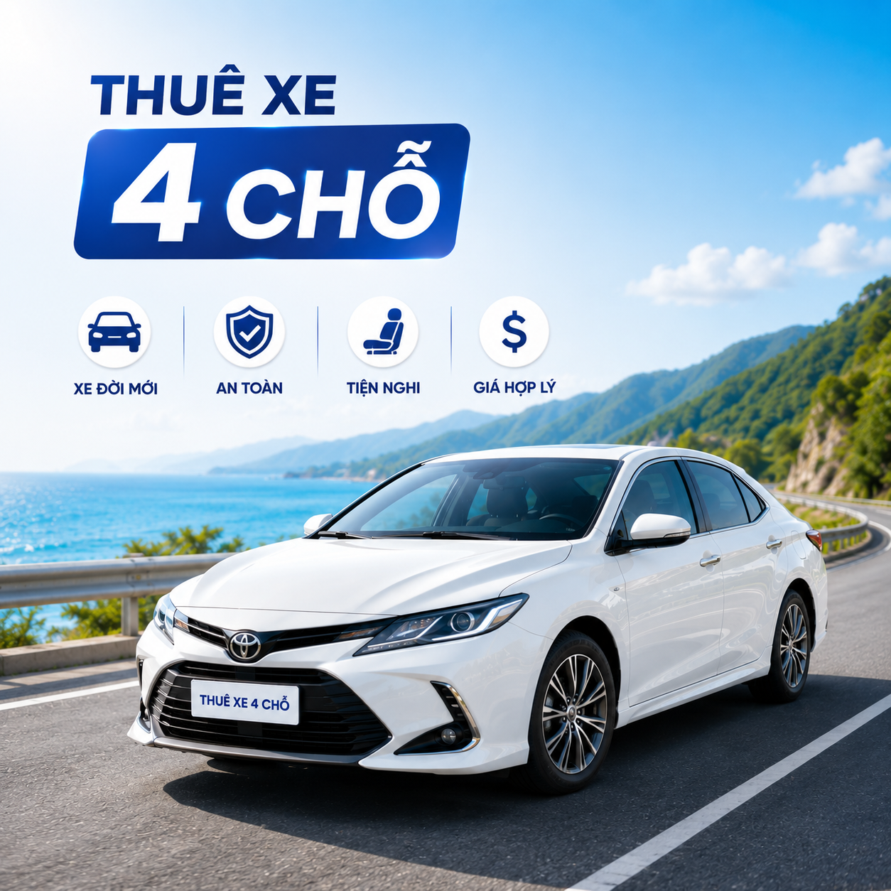 Thuê Xe 4 chỗ