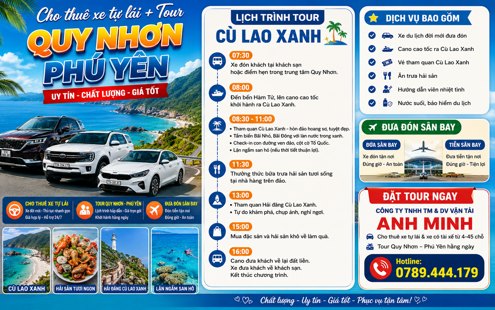 DỊCH VỤ TOUR